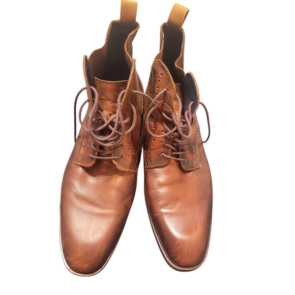 Stacy Adams 25325-240 Men's Rupert Plain Toe Lace And Gore Boot Brown 10M - Picture 9 of 9